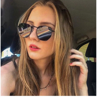 Óculos De Sol Feminino Masculino Retro Hexagonal Clássicos Moda 100%UV400 em Oferta na Shopee