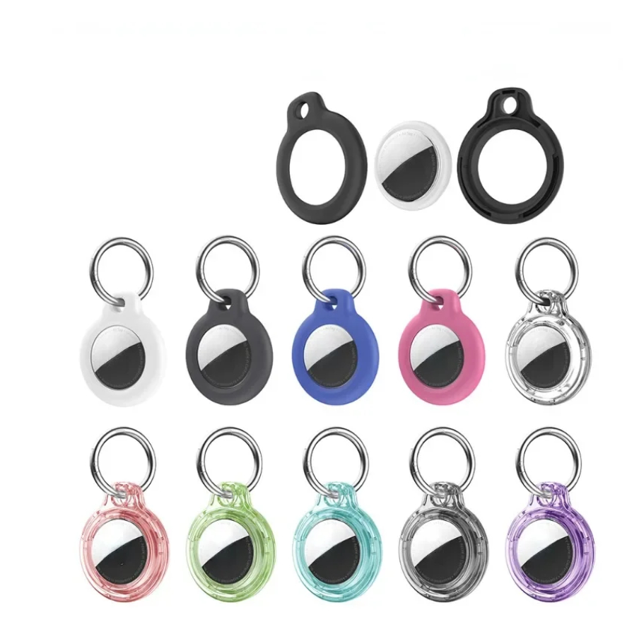 Chaveiro Airtag Capa protetora para coleira de cachorro, bagagem, chaves, bolsa e chaveiro