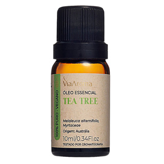 Óleo Essencial Tea Tree Melaleuca 100% Natural Via Aroma em Oferta na Shopee