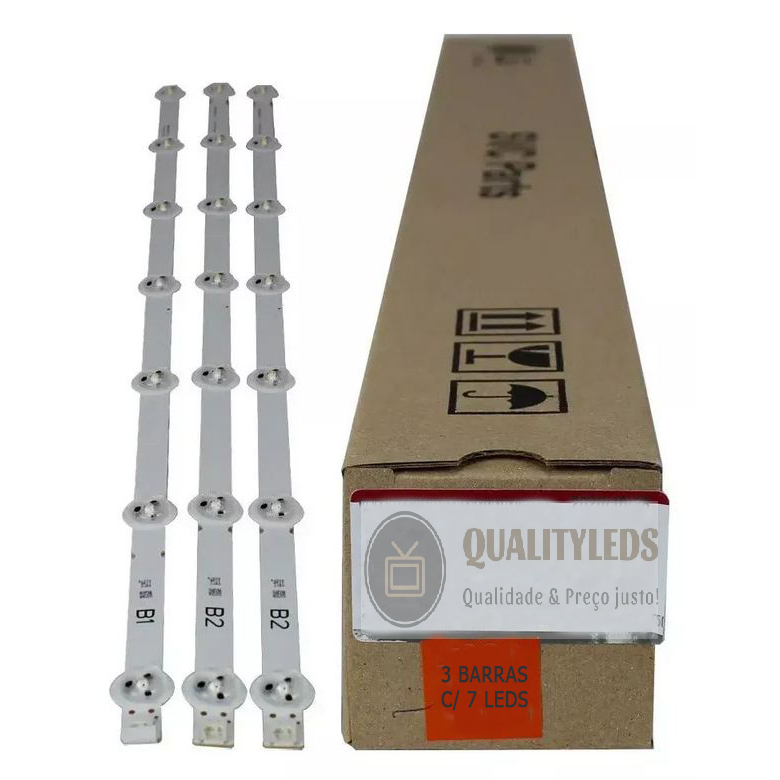 Kit Barras Led tv 32LN549C 32LA613B 32LN546B 32LN530B 32LN549E 32LN540B 32LN5400 32LN570B A1 A1 B1 Alumínio