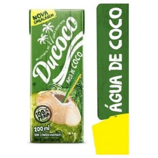 Água De Coco Ducoco Caixa Com 27 Unidades De 200ml Cada