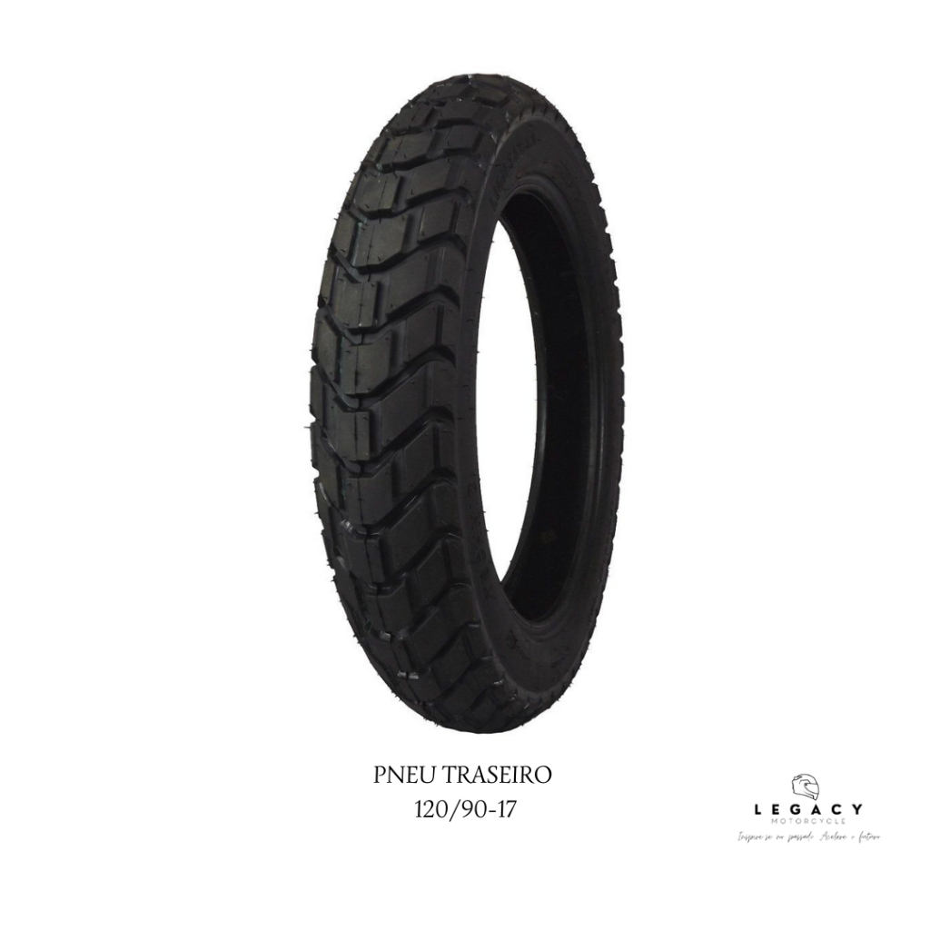 PNEU TRASEIRO FALCON/ NX 650/XT/ DR 650/ XTZ - MEDIDA 120/90-17 W-34
