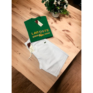 Conjunto camiseta e bermuda LC masculino estilo rua academia