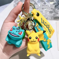 Chaveiro pokemon pikachu charizard bulbasour keychain presente squirtle season 1