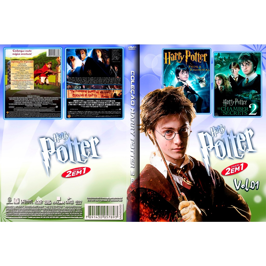 Coleção Filme 2 em 1 Harry Potter 2 - Volume 01