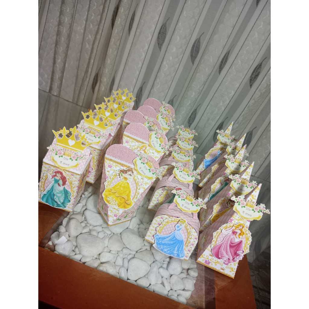Kit Caixinhas Personalizadas para festas-Princesas-Lembrancinhas Personalizadas