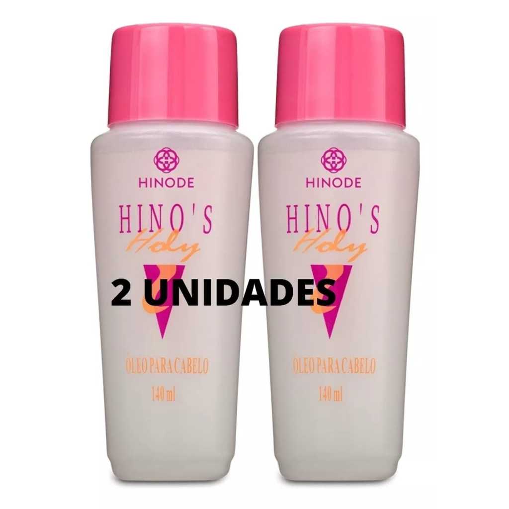 Óleo Para Cabelos Oleosos Holy Hino's Plus 140ml (2 Unidades)