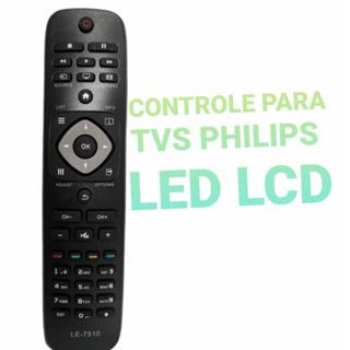 Controle para Tvs Philips LED LCD