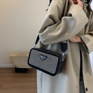 Bolsa Brilho Com Strass De Diamante Feminina