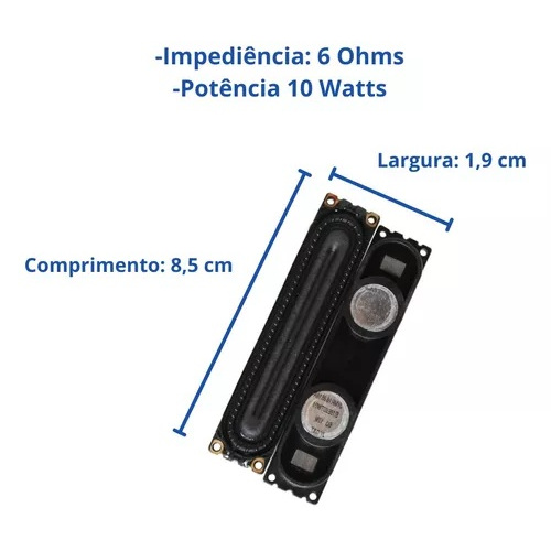 Par Alto Falante Tv Lcd Led Un46f6100 Un46f6400 Un46f6800 Un50f5500 Un40f5500 Un40f6100 Un40f6400 Un46f5200 Un46f5500 Un40f5200