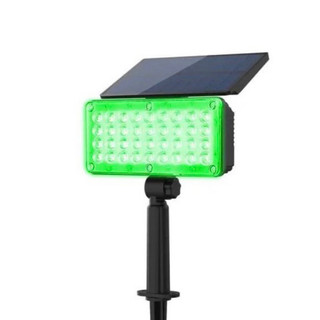 Luminária Spot Solar 100w Potente Jardim Led Energia Solar (Branca, Verde e Amarela) iP65
