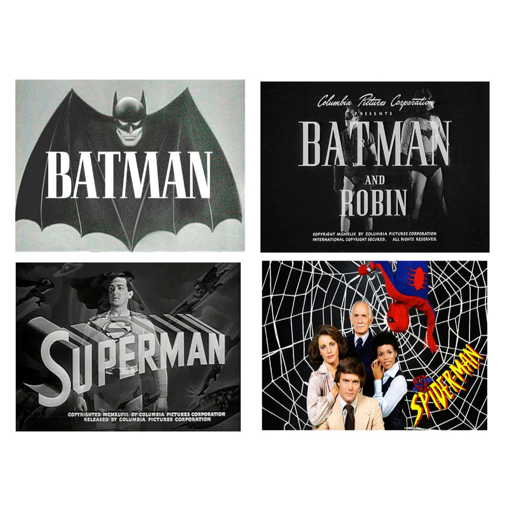 Seriados Antigos - Batman + Superman + Homem-Aranha