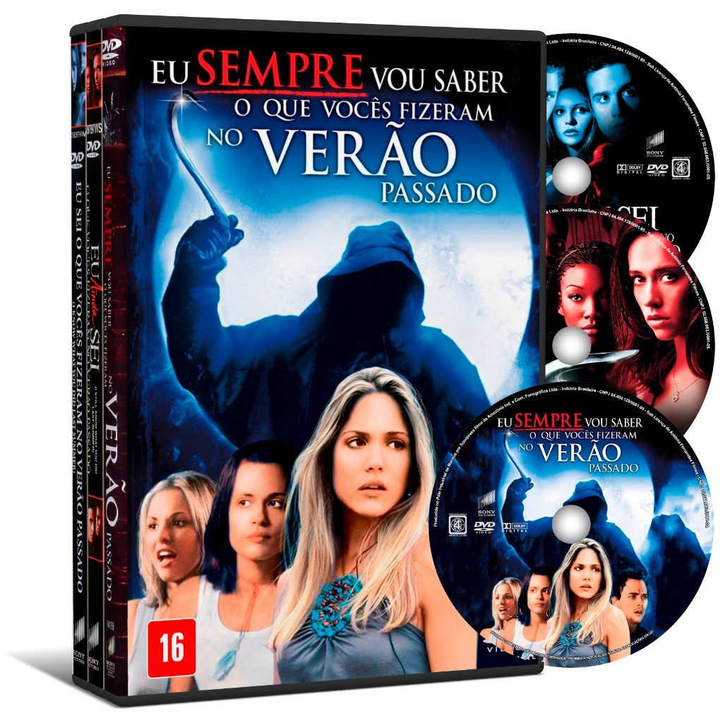 DVD Trilogia Eu Sei o Que Vocês Fizeram no Verão Passado
