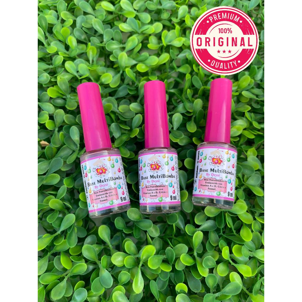 kit 3 Base Multibomba Fortalecedora De Unhas - Esmalte Bomba base bomba top1