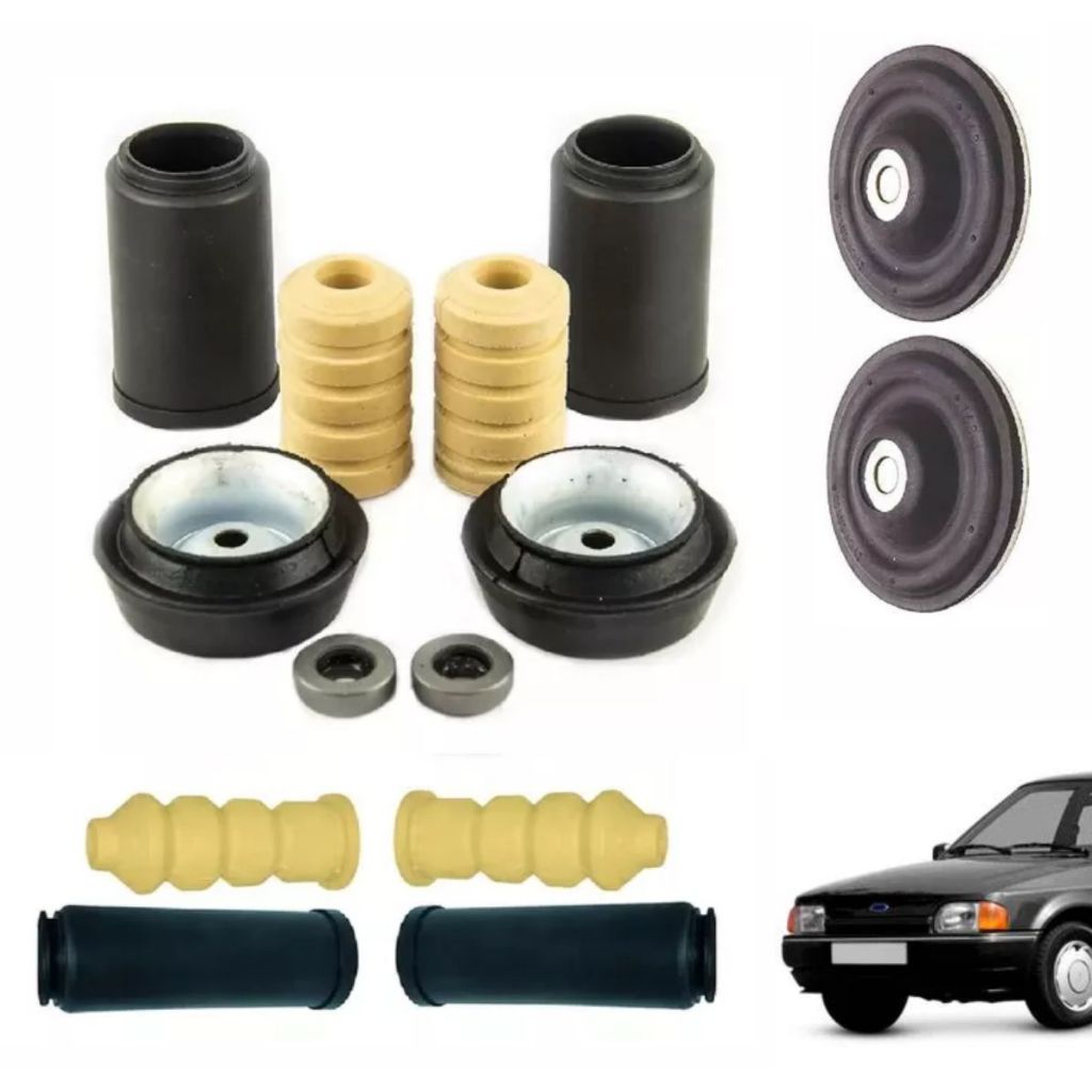 Kit Batente Coxim calço Coifa Rolamento de Amortecedor Dianteiro  Escort 83 84 85 86 87 88 89 90 91