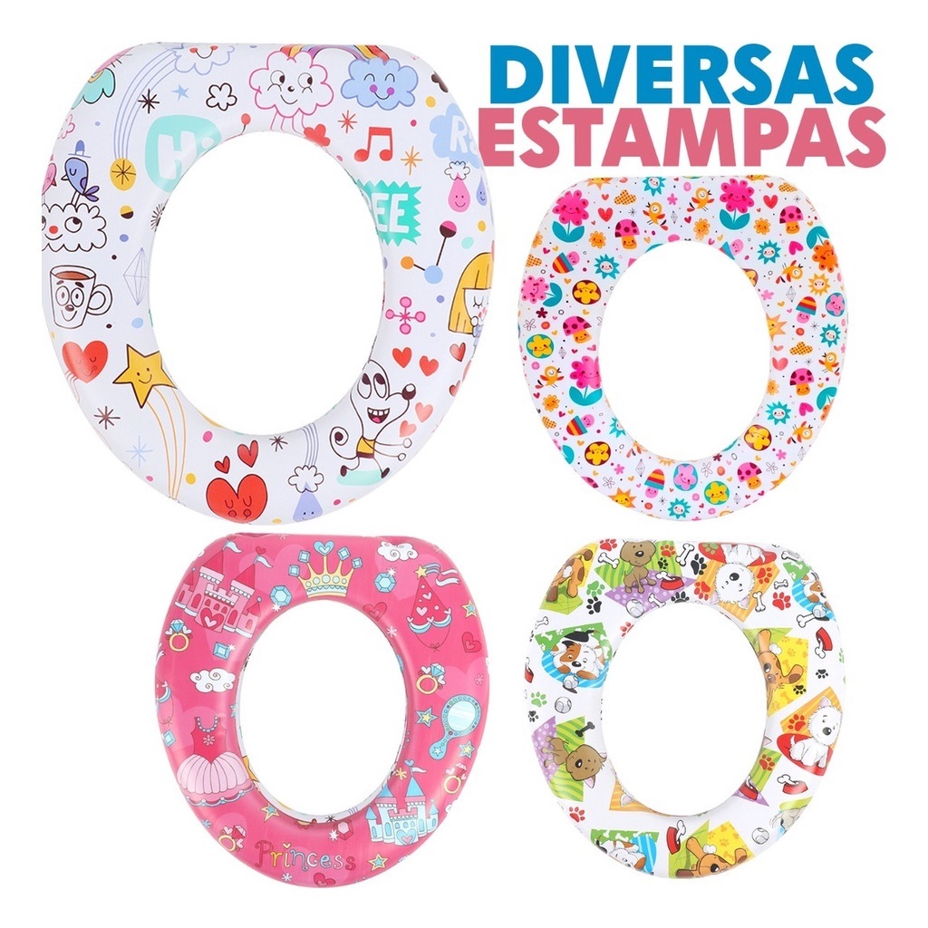 Assento Infantil 27x29 Privada Para Banheiro Protetivo Para Crianças Top Útil Redutor Vaso Sanitário