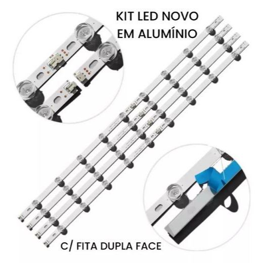 Kit Barra Led Compatível Para Tv 39ln5400 39ln5700 39la6200