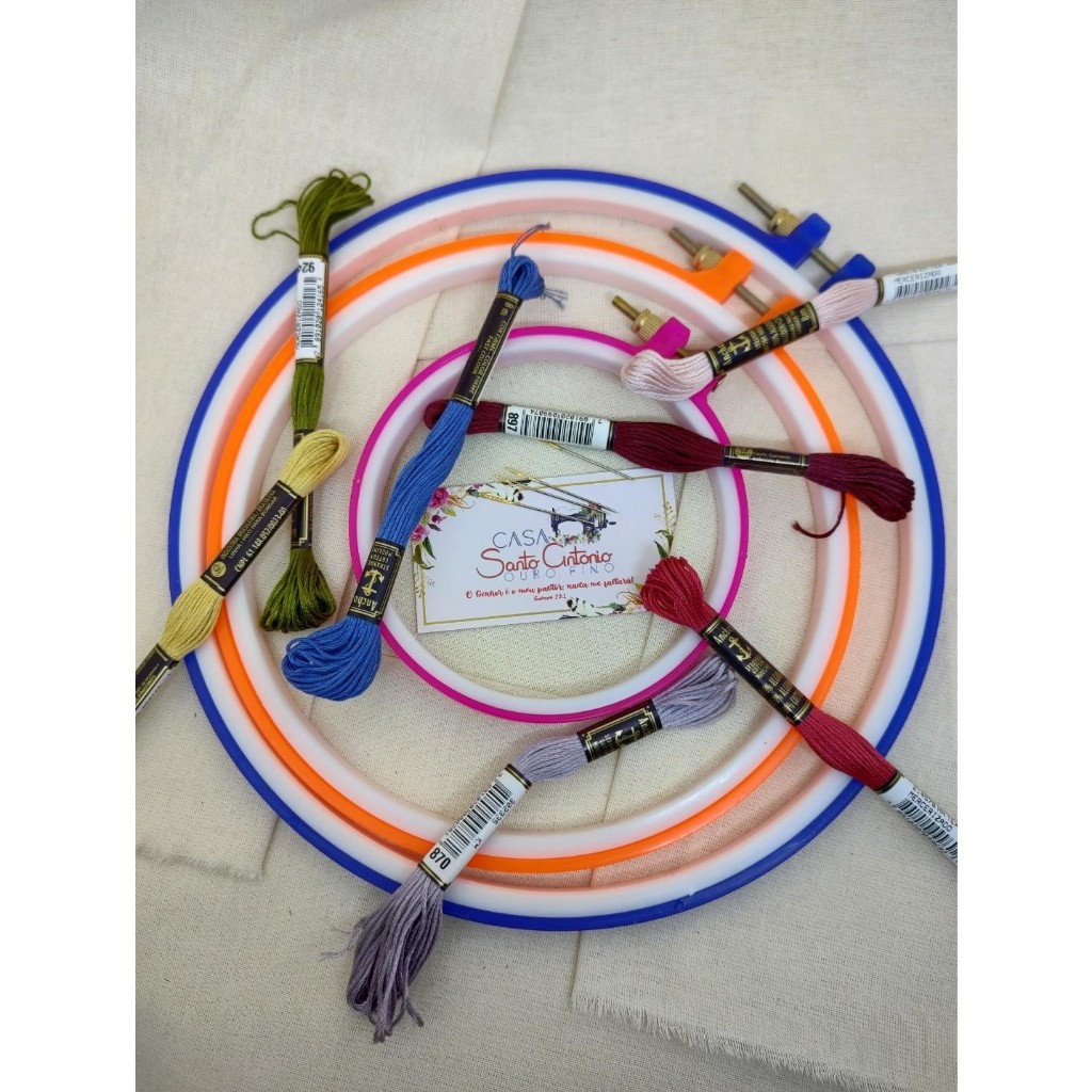 Combo completo bastidor para bordado