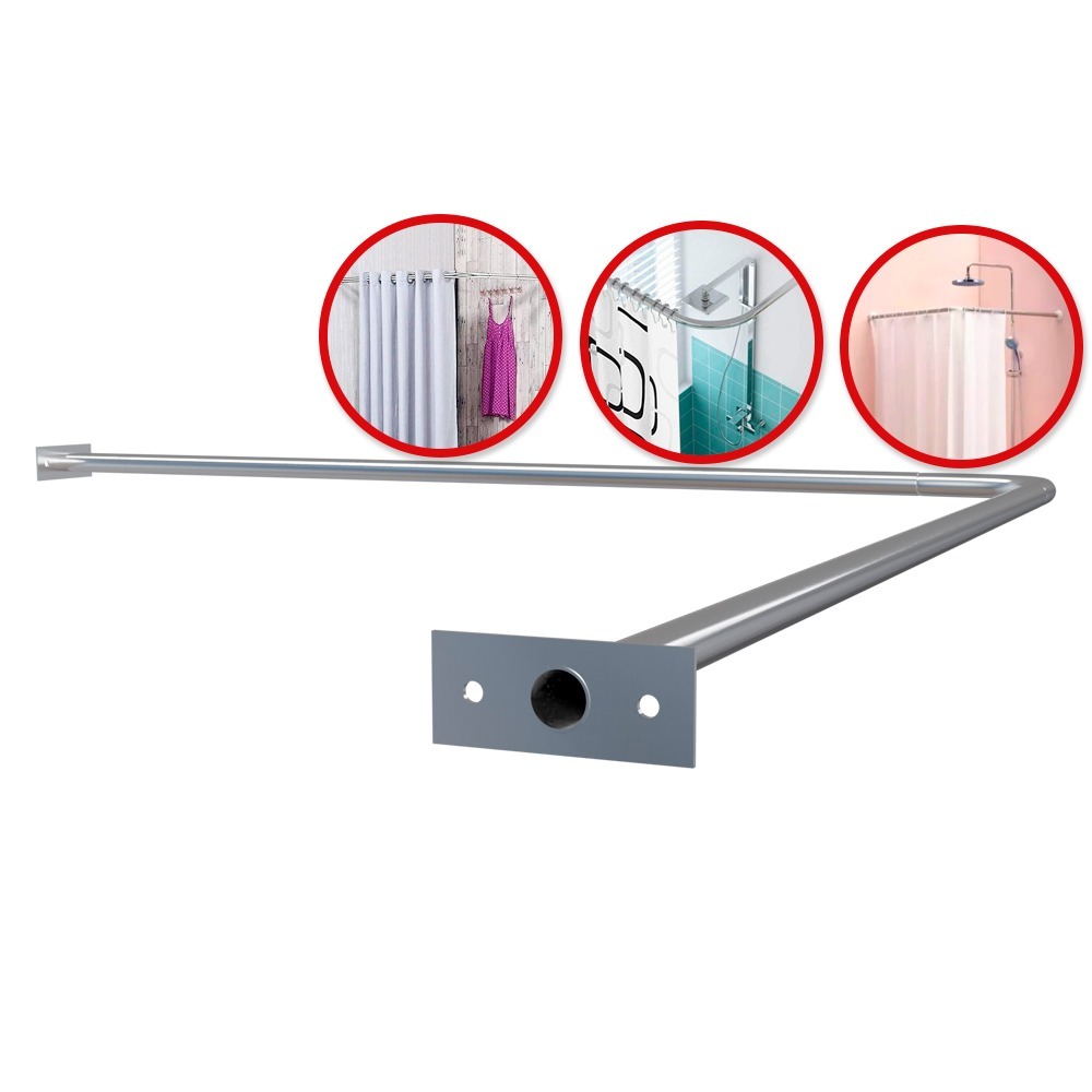 Suporte para Cortina de Box em L: Onde Comprar | BuscaProdutos