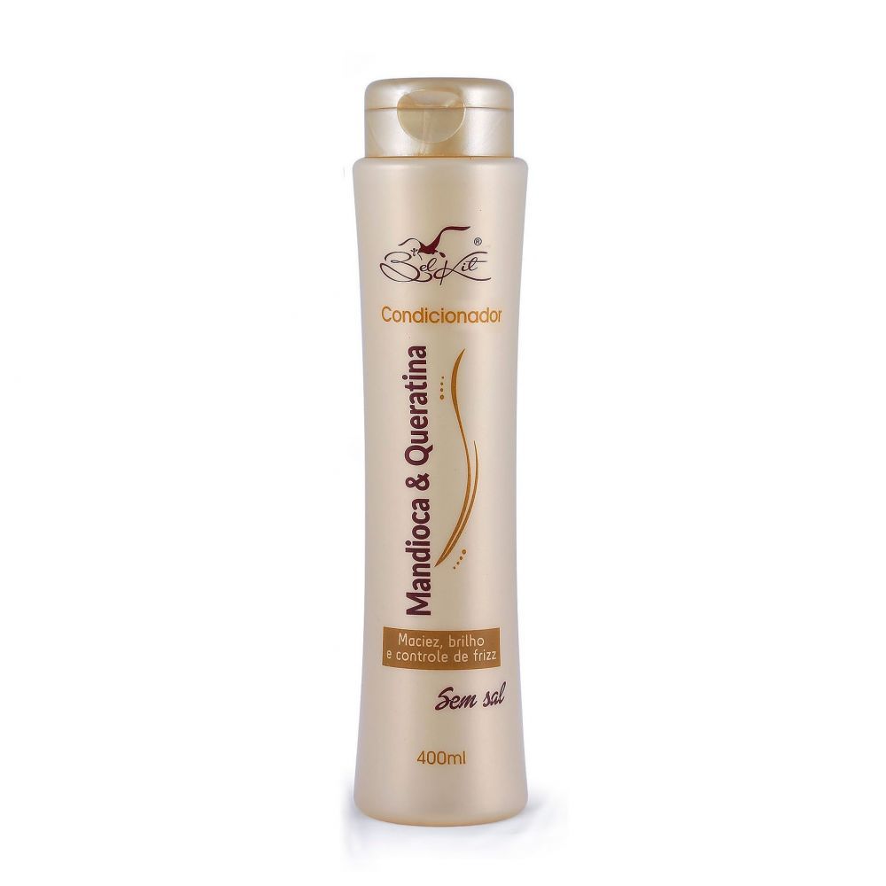 Condicionador Mandioca e Queratina 400ml Belkit - Beauty