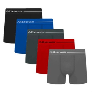Kit C/ 5 Cuecas Box Altomax Lisa Microfibra Sem Costura