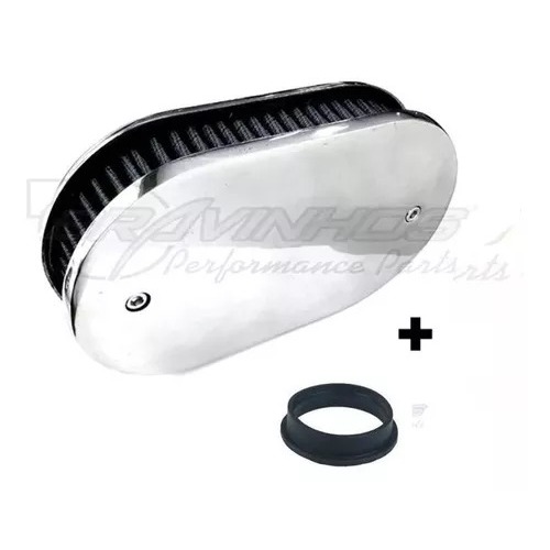 Filtro Ar Carburador Gm Opala Solex Dfv 446 228 Com Borracha