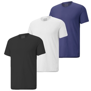 Kit 3 Camisetas Masculina Lisa Dry Fit Malha Fria Uv 50+
