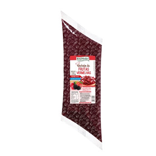 Recheio de Frutas Vermelhas 1,01kg Bom Princípio
