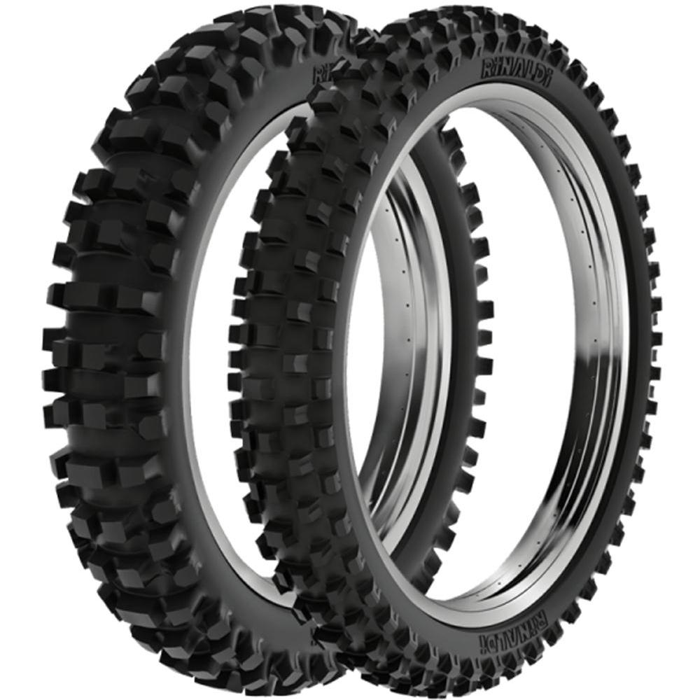 Par Pneu Biz 125 Pop 110i 80/100-14 + 60/100-17 Sh31 Rinaldi