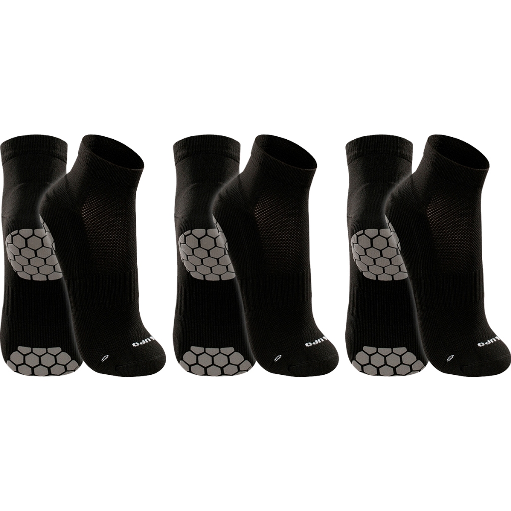 Kit 3 Pares Meias Lupo Original Antiderrapante Pilates Crossfit Yoga Masculino Feminina Hidroginástica em Oferta na Shopee