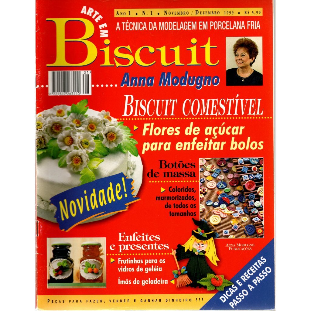 Revista Arte Em Biscuit, Ano 1, Nº 01, Novembro/Dezembro De 1999