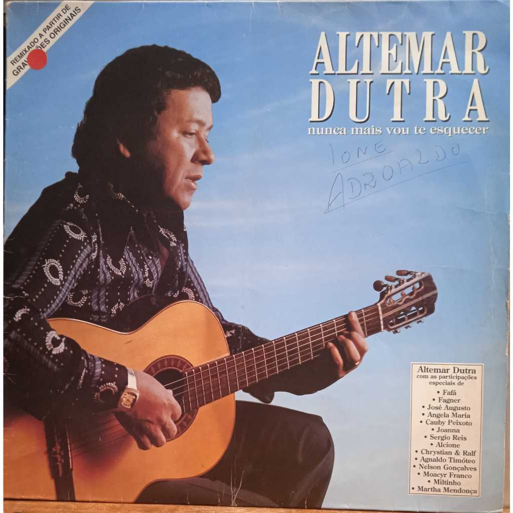 LP Altemar Dutra – Altemar Dutra E Convidados - Nunca Mais Vou Te Esquecer (006)