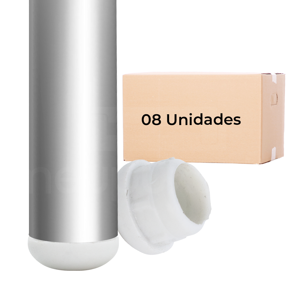 8 X Ponteira Protecao Pe Cadeira Tubular Interna Pezinho 5/8