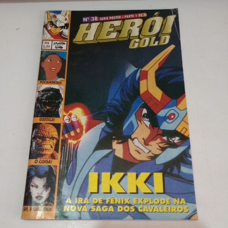 Revista Herói Gold n° 38 - Ikki a ira da Fênix explode na nova saga dos cavaleiros