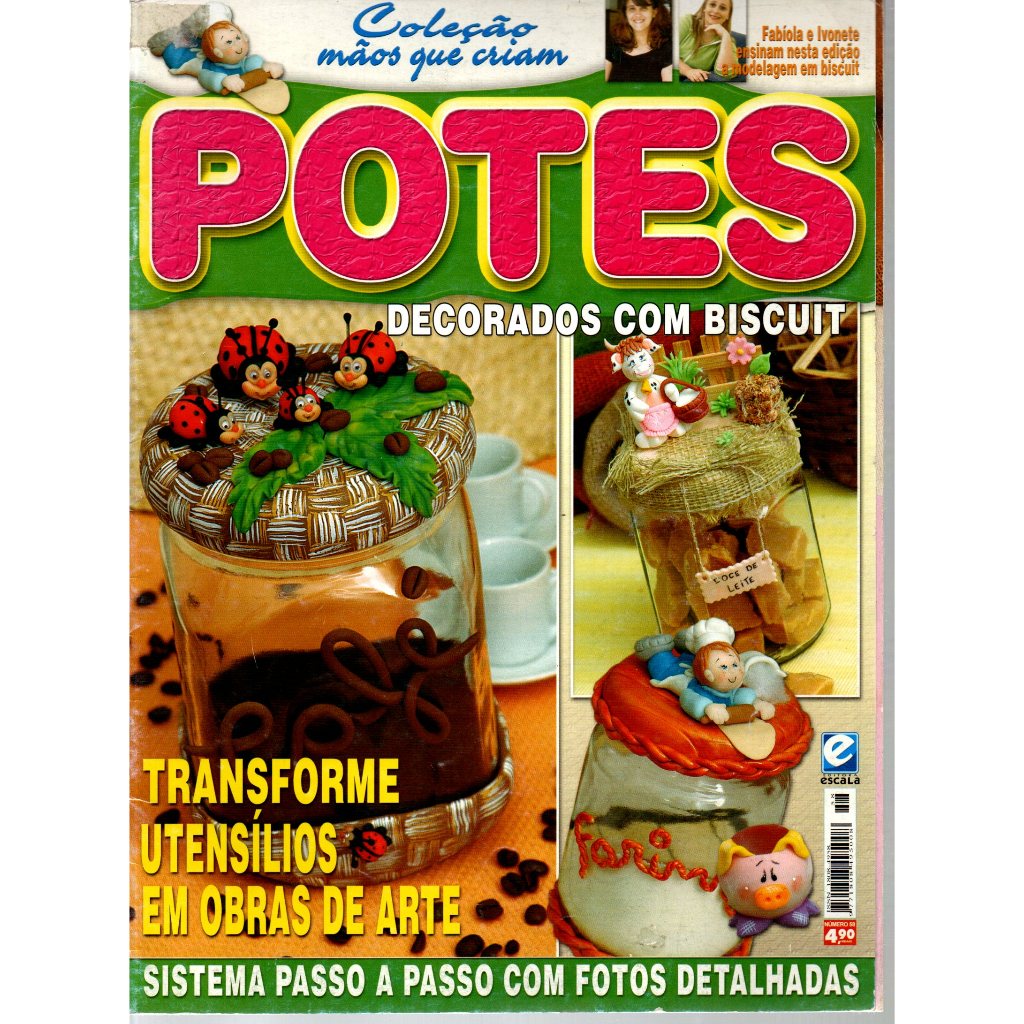 Revista Coleção Mãos Que Criam, Potes, Nº 58