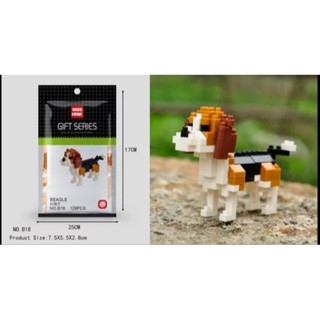 Brinquedo de montar pets animais blocos de montar gato cachorro brinquedo menino menina