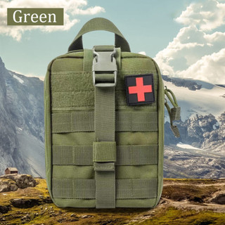 Bolsa Tática Kit Primeiros Socorros Emergência Trilhas Camping Sobrevivência Carro Case