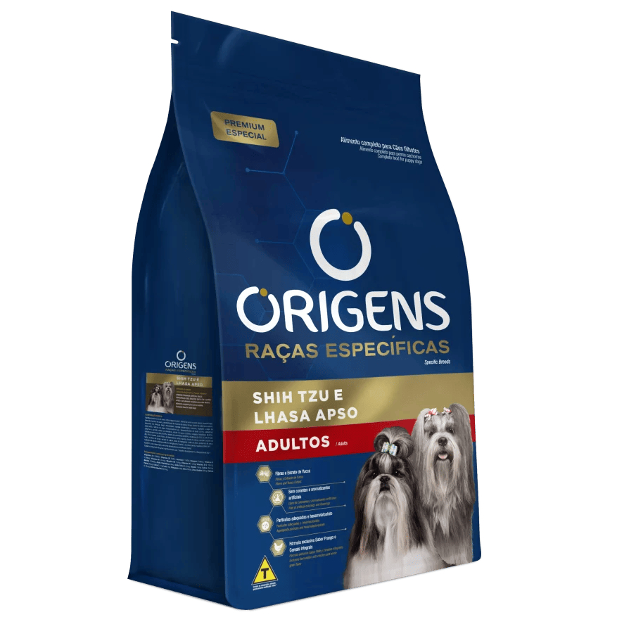 Ração Origens Raças Específicas Adultos Shih Tzu E Lhasa Apso 10,1 kg