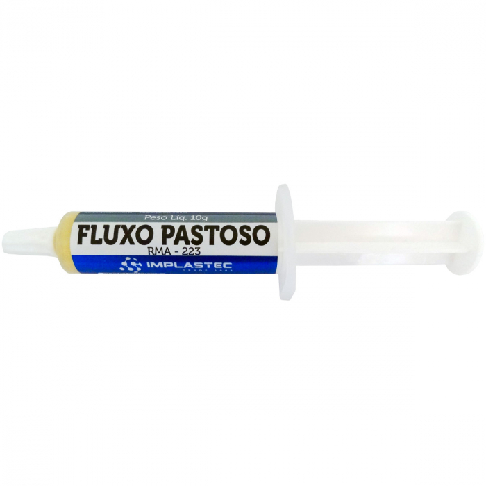 Fluxo de Solda 3 Unidades Pastoso Implastec RMA-223 Reflow 10g