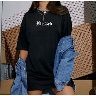 Camiseta Blusa Blessed Old School Estilo de Rua Corte Reto Masculina Feminina Unissex Streetwear Swag