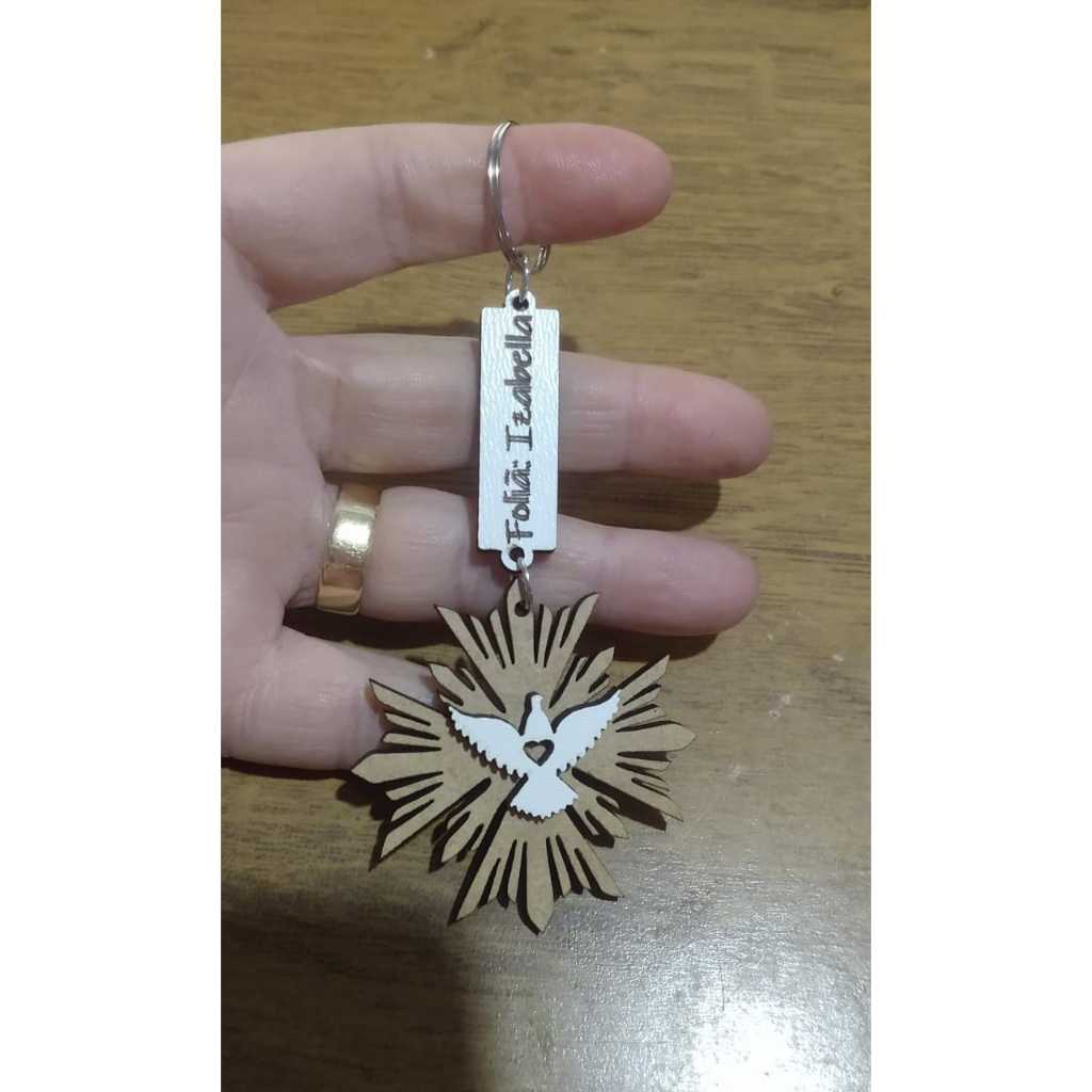 20 Lembrancinha Batizado Religioso MDF. em Oferta na Shopee