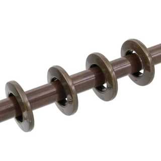 Ilhós Ouro Velho para Cortina Plástico 19mm 10 Peças