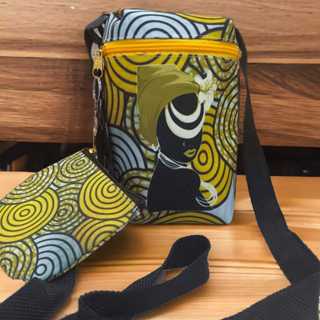 Bolsa Bag Estampa Africana-Oxum-Umbanda- Candomblé