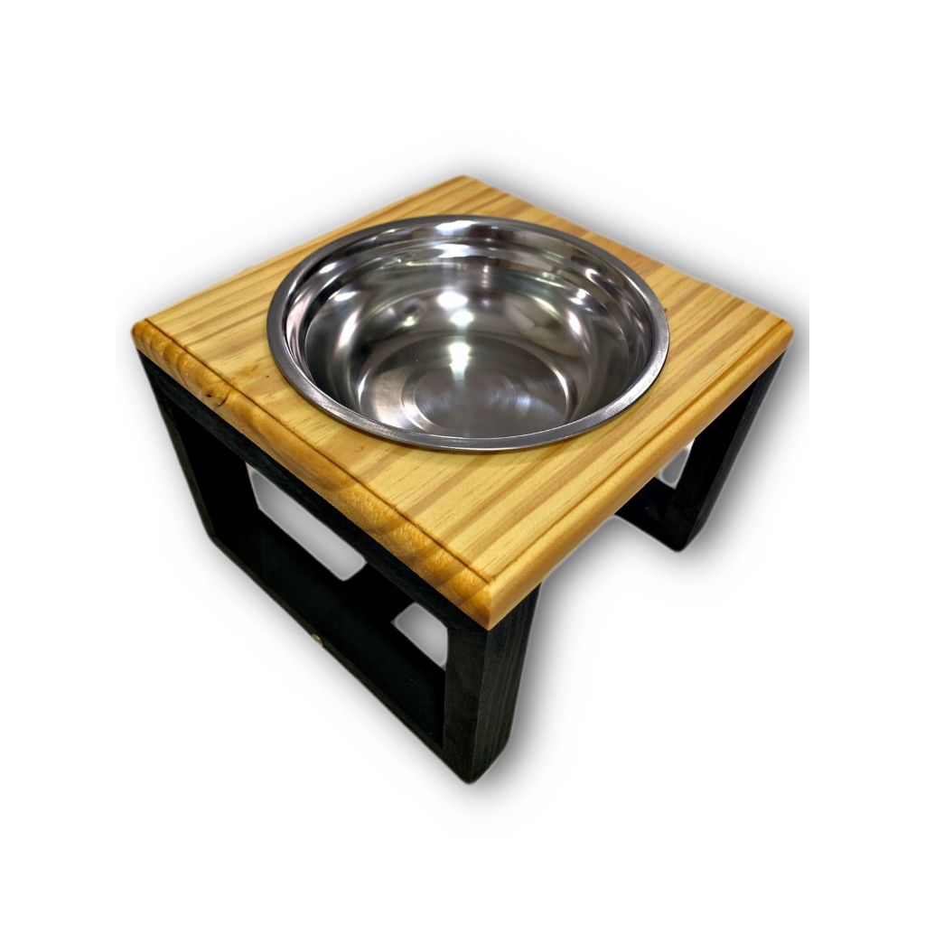 Comedouro Alto Individual para Pets - M