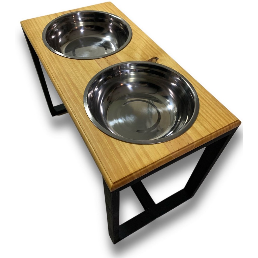 Comedouro Elevado Duplo para Cães Porte Grande Gigante - Tamanho GG em Oferta na Shopee