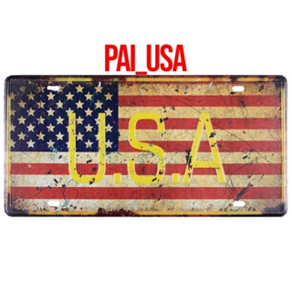 QUADRO PLACA DECORATIVA METAL PAISES ESTADOS UNIDOS AMERICA em Oferta na Shopee