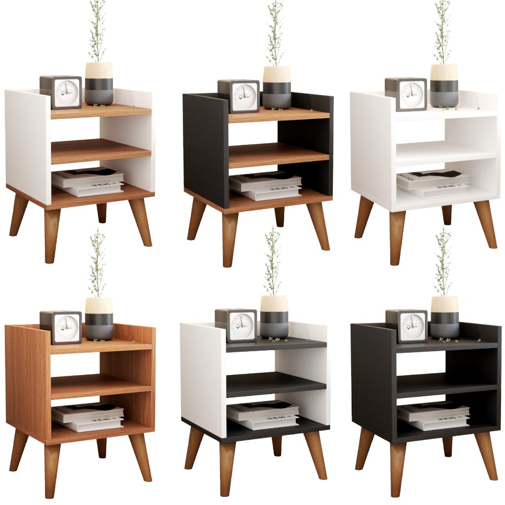 Mesa De Cabeceira Retro Criado Mudo Com Pé Palito Várias Cores MVD Móveis em Oferta na Shopee