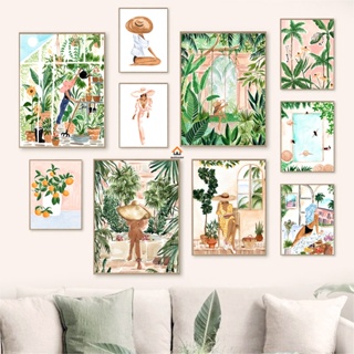 Quadro Moroccan Natural Tropical Selva, Nordic Wall Art, Cartazes e Impressões, Home Decor, Moda Feminina em Oferta na Shopee