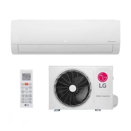 Ar Condicionado Split Inverter LG Hi Wall DUAL Compact +AI 9000 BTUs Frio