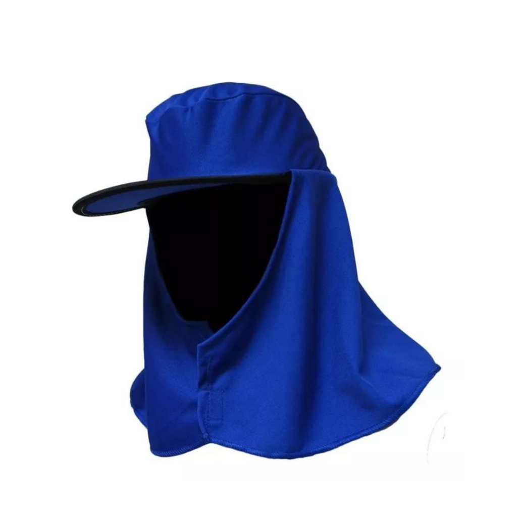 Bone Helanca Tipo Arabe Com Velcro Proteção Sol Poeira E Chuva